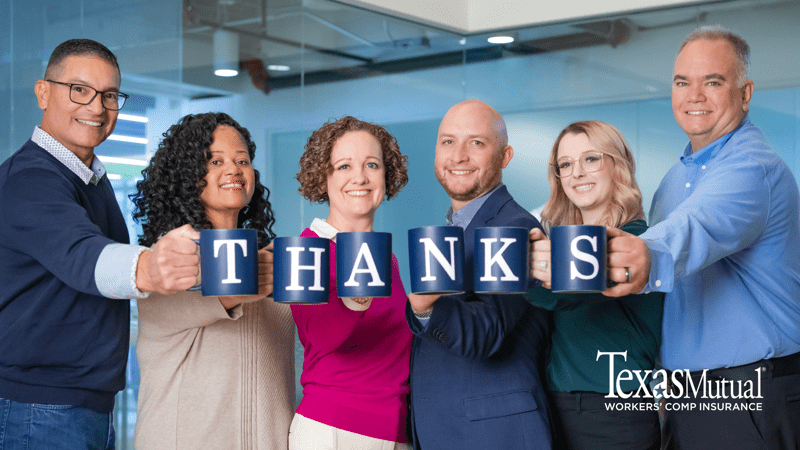 Agent thanks team picture